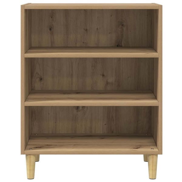 vidaXL Skjenk artisan eik 57x35x75 cm konstruert tre