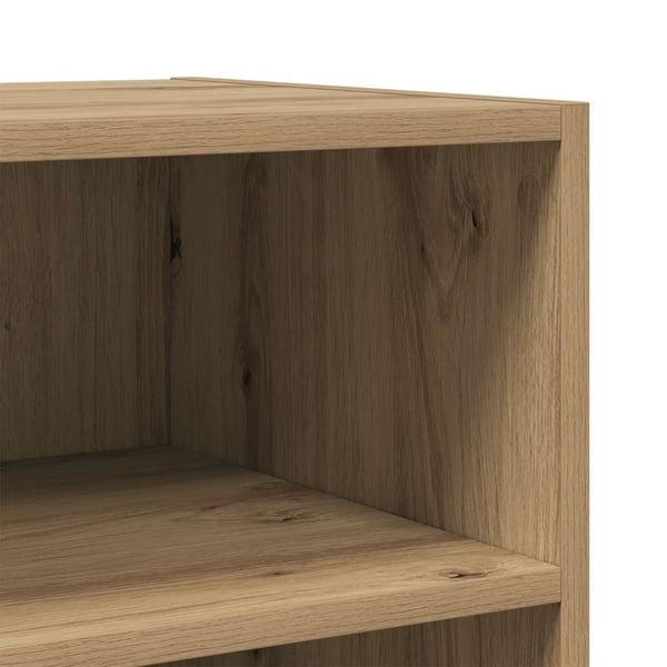 vidaXL Skjenk artisan eik 57x35x75 cm konstruert tre