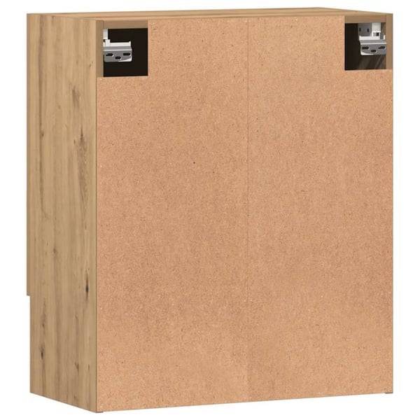 vidaXL Veggskap artisan eik 60x31x70 cm konstruert tre