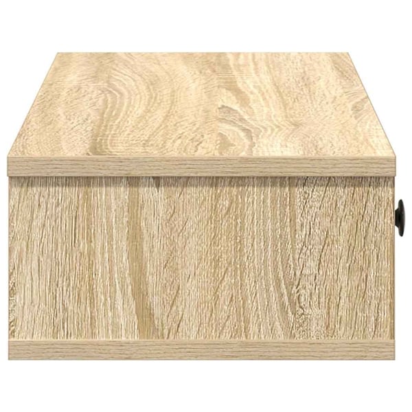 vidaXL Vegghylle med skuffer sonoma eik 60x28x15 cm konstruert tre