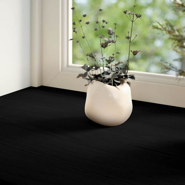 vidaXL Vinduskarmer 2 stk mørkebrun 100x25x2 cm heltre eik