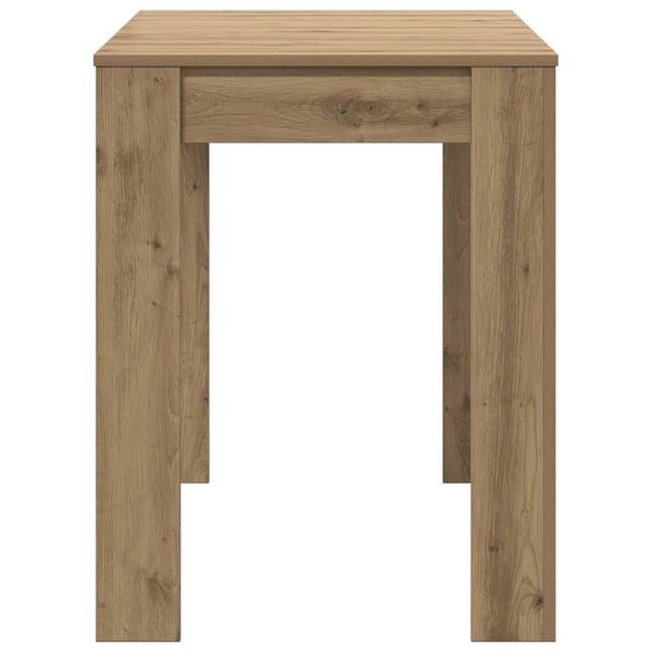 vidaXL Spisebord artisan eik 120x60x76 cm konstruert tre