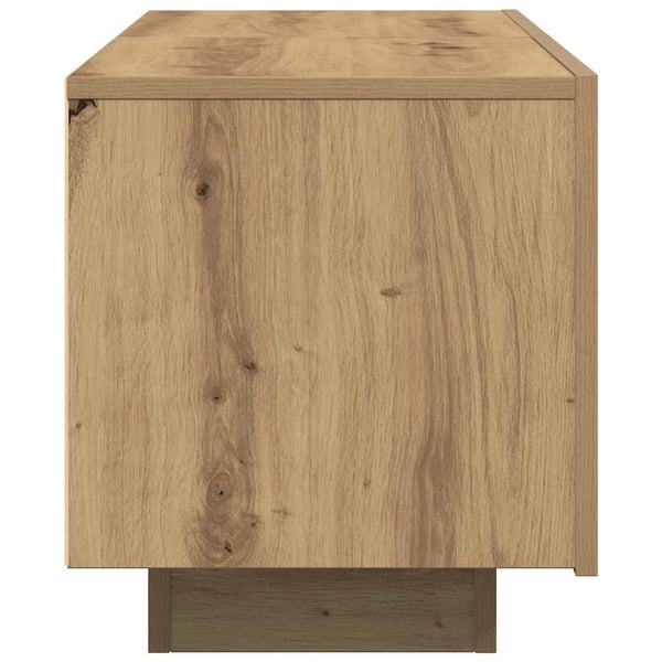 vidaXL TV-benk artisan eik 100x35x40 cm konstruert tre
