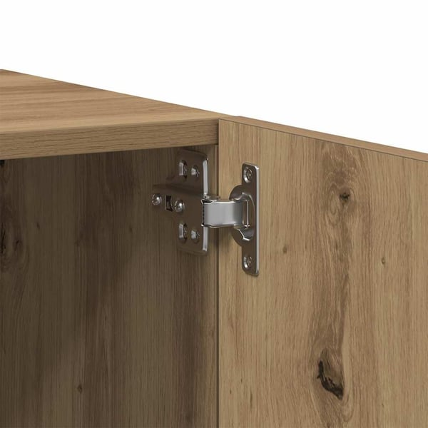 vidaXL TV-benk artisan eik 100x35x40 cm konstruert tre