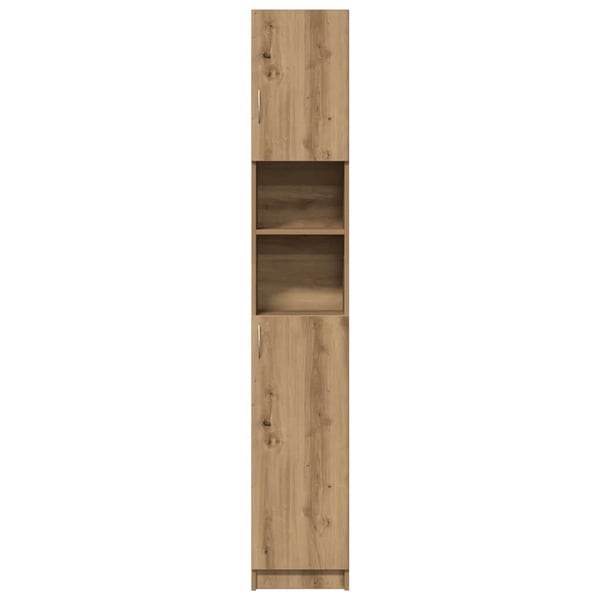 vidaXL Baderomsskap håndverkseik 32x25,5x190 cm konstruert tre