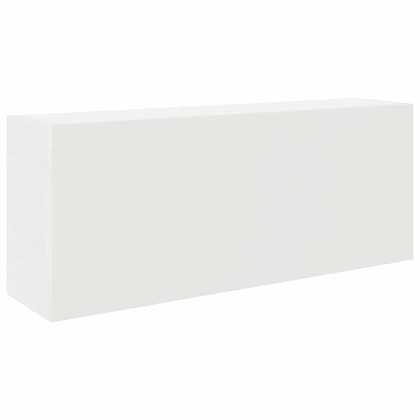 vidaXL væghængt badeværelsesskab 100x25x40 cm konstrueret træ hvid