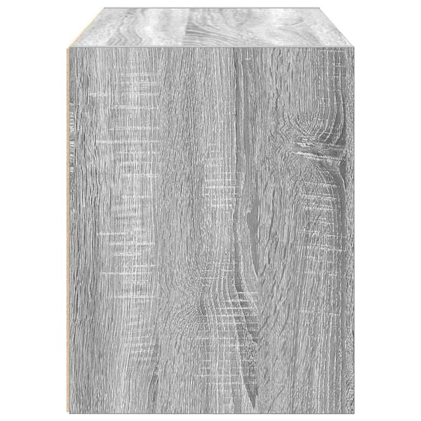 vidaXL kaappi 2 laatikolla harmaa Sonoma 60x31x40 cm tekninen puu