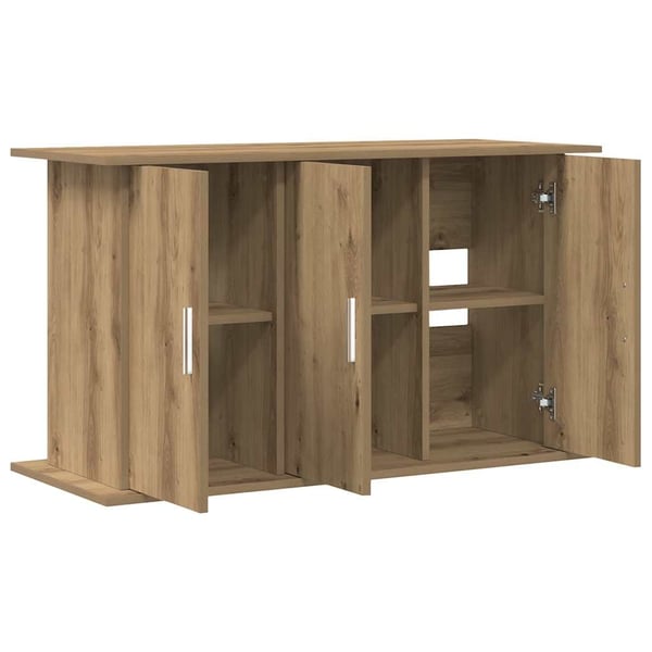 vidaXL Akvariebänk artisan ek 101x41x58 cm konstruerat trä