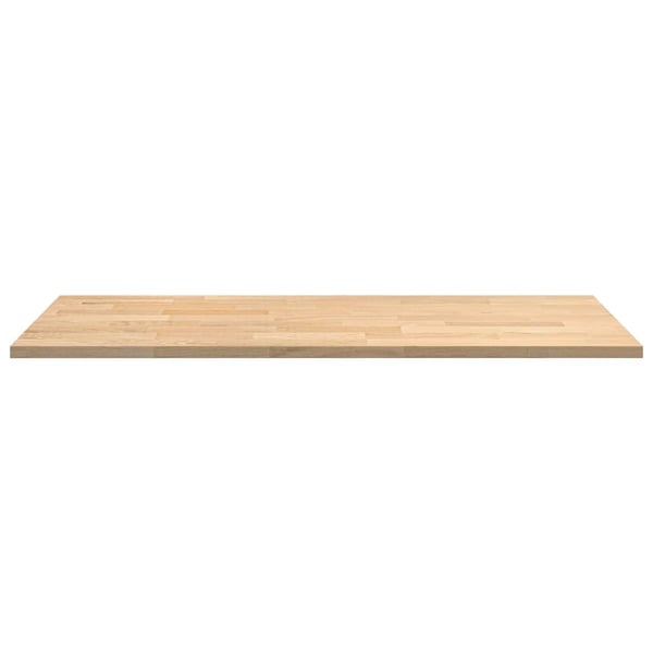 vidaXL Kjøkken benkeplate rektangulær 140x63,5x2,7 cm heltre eik