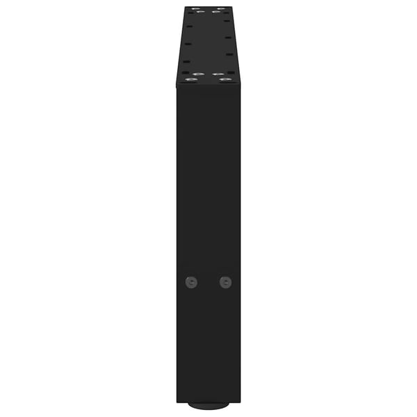 vidaXL sofabordsben sort 2 stk. 70x(30-31) cm stål