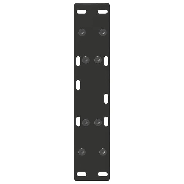 vidaXL sofabordsben A-formet 2 stk. sort 50x(30-31) cm stål
