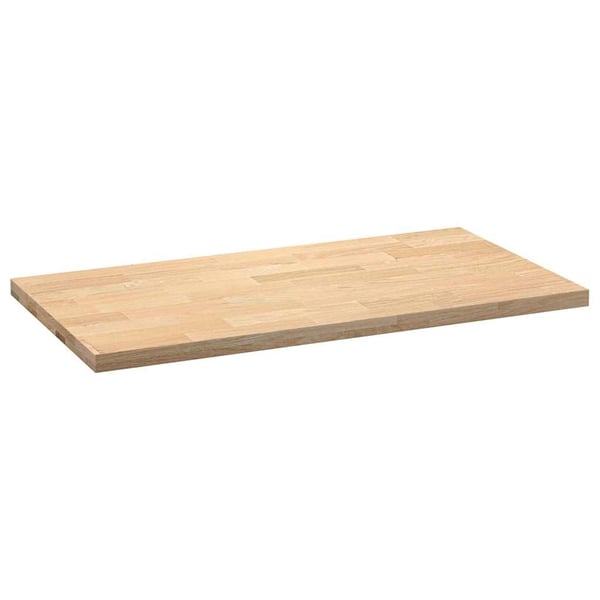 vidaXL Kjøkken benkeplate rektangulær 120x63,5x4 cm heltre eik