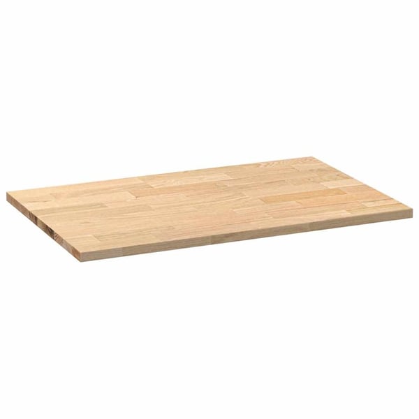 vidaXL Kjøkken benkeplate rektangulær 100x63,5x2,7 cm heltre eik