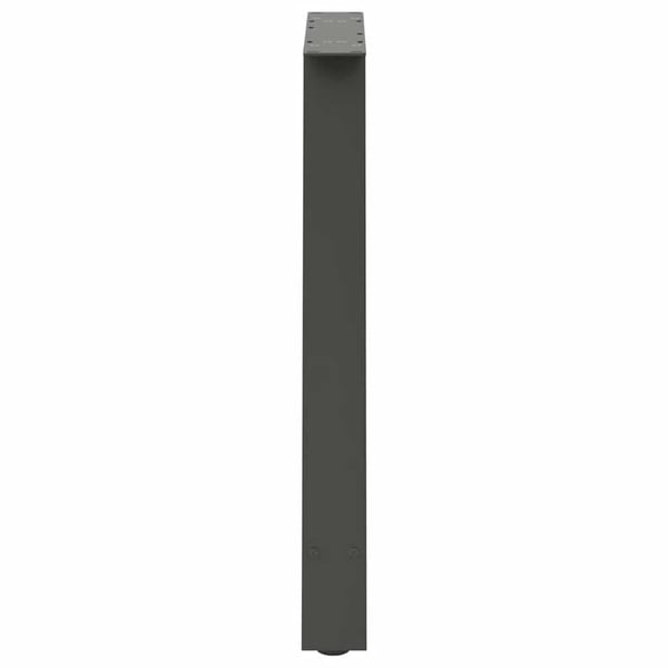 vidaXL Spisebordben A-formet 2 stk antrasitt 80x(72-73) cm stål