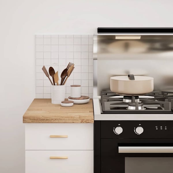 vidaXL Kjøkken benkeplate rektangulær 40x63,5x4 cm heltre eik