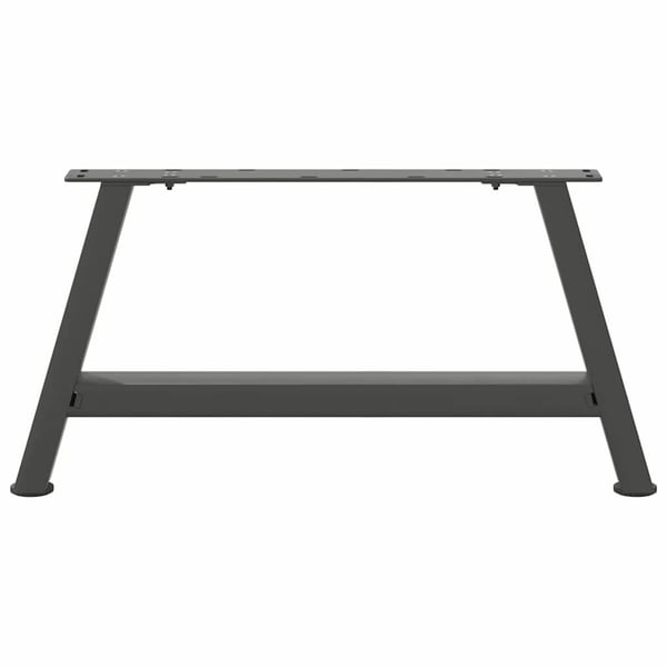 vidaXL Salongbordben A-formet 2 stk antrasitt 60x(30-31) cm stål
