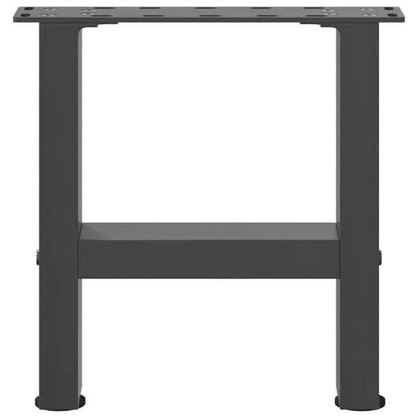 vidaXL Salongbordben antrasitt 2 stk 40x(30-31) cm stål
