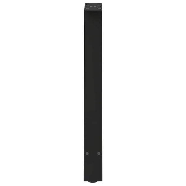 vidaXL Spisebordben A-formet 2 stk svart 60 x (72-73) cm stål