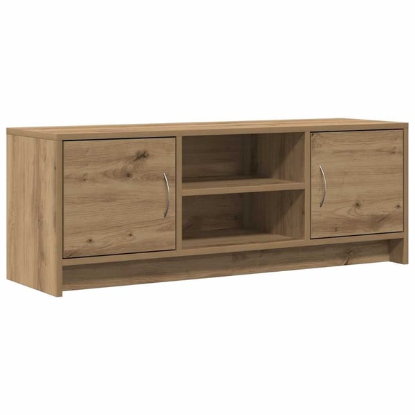 vidaXL TV-benk artisan eik 102x30x37,5 cm konstruert tre