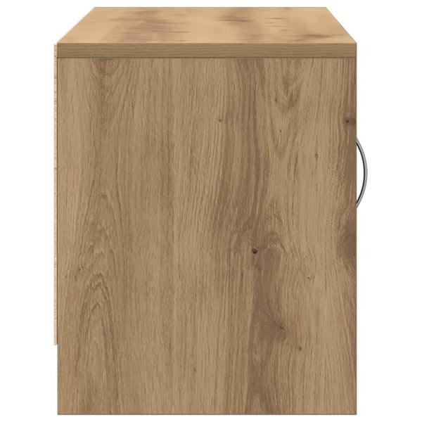 vidaXL TV-benk artisan eik 102x30x37,5 cm konstruert tre