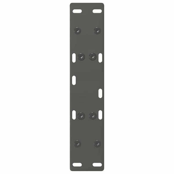 vidaXL Salongbordben A-formet 2 stk antrasitt 30x(30-31) cm stål