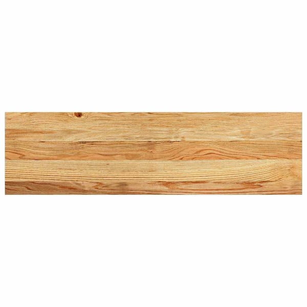 vidaXL Trappetrinn 4 stk lysebrun 90x30x2 cm heltre eik