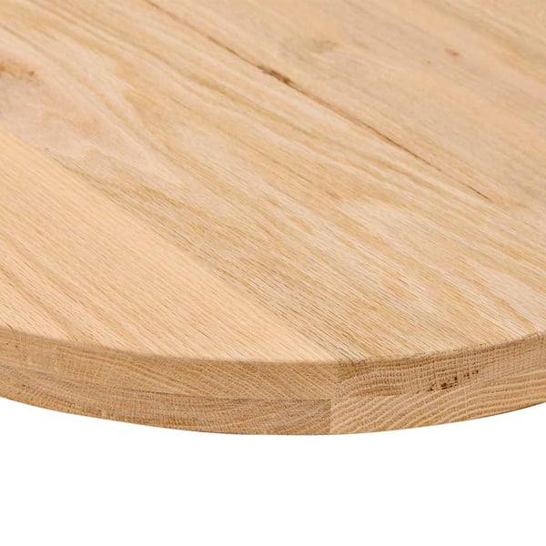 vidaXL Bordplate 100x50x4 cm oval heltre eik