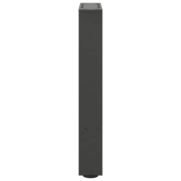 vidaXL Salongbordben antrasitt 2 stk 38 x (42-43) cm stål