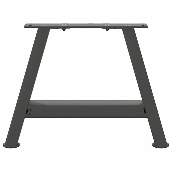 vidaXL sofabordsben A-formet 2 stk. antracit 50x(30-31) cm stål
