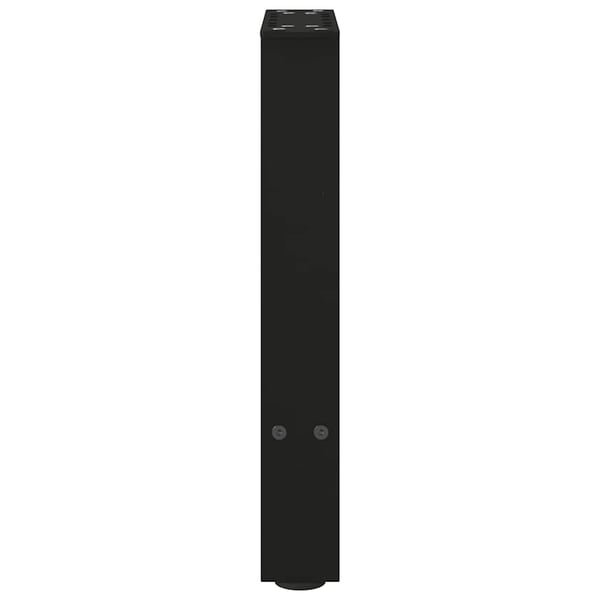 vidaXL sofabordsben sort 2 stk. 38 x (42-43) cm stål