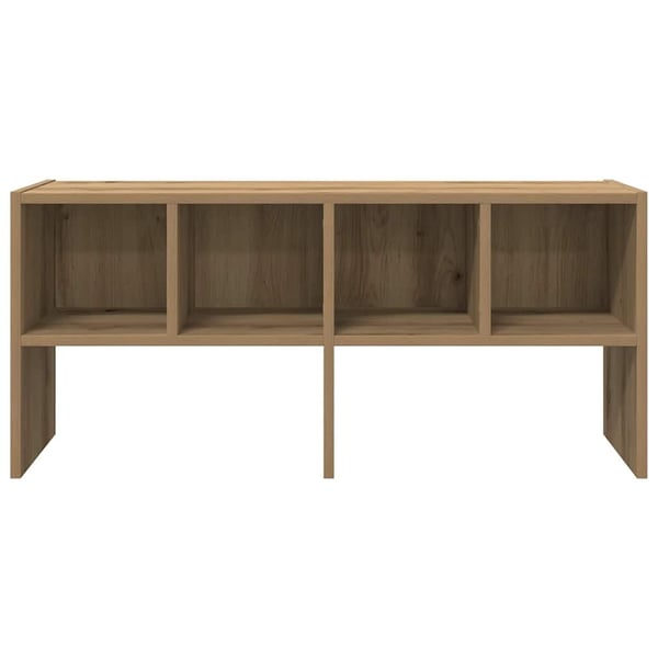 vidaXL Skostativ stablebar artisan eik 89,5x30x40 cm