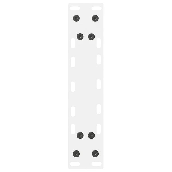 vidaXL Salongbordben hvite 2 stk 28 x (42-43) cm stål