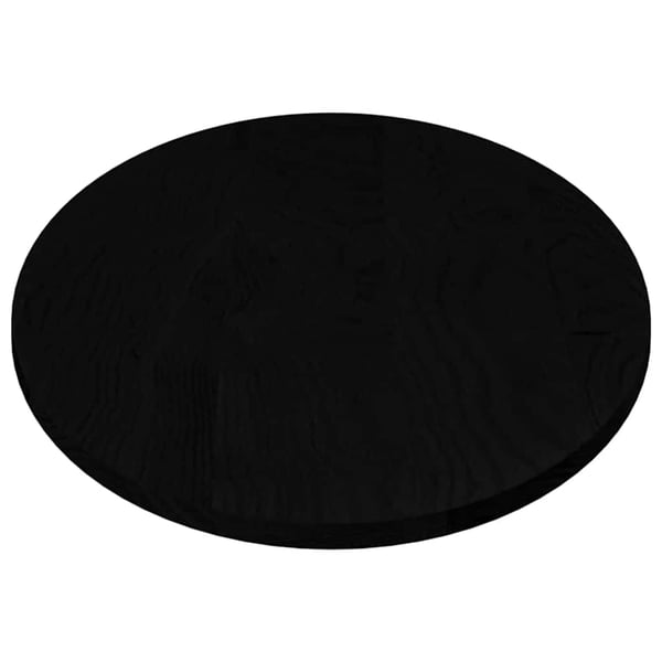 vidaXL Bordplate mørkebrun 140x60x2 cm oval heltre eik