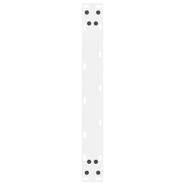 vidaXL Salongbordben hvite 2 stk 60x(42-43) cm stål