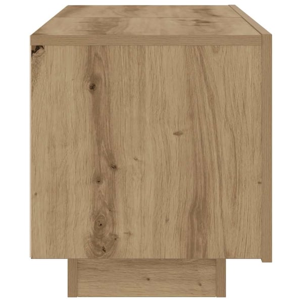 vidaXL Nattbord artisan eik 100x35x40 cm konstruert tre