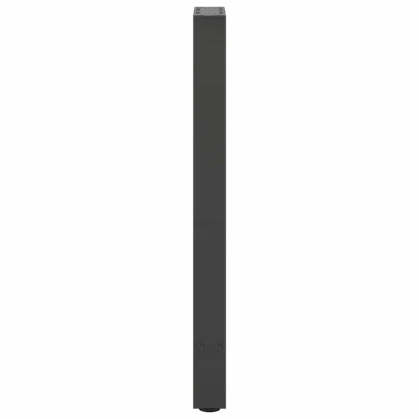 vidaXL Konsolipöydän jalat antrasiitti 2 kpl 38x(72-73) cm teräs