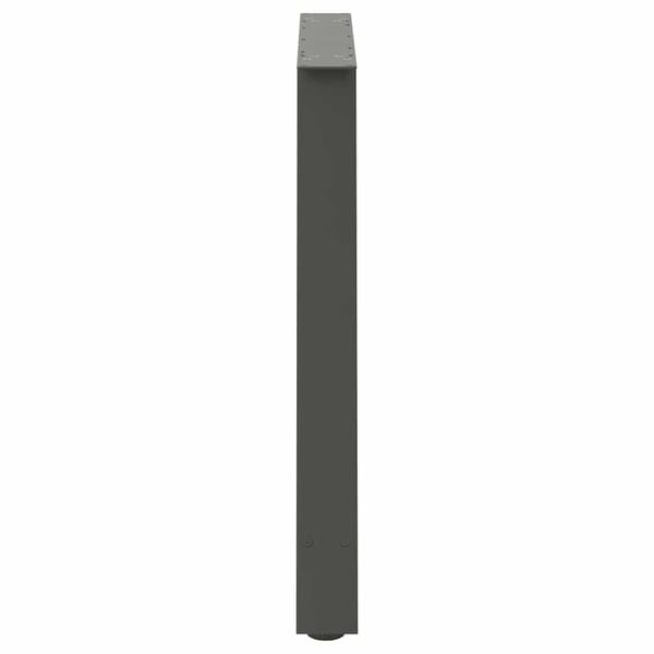 vidaXL spisebordsben A-formet 2 stk. antracit 90x(72-73) cm stål