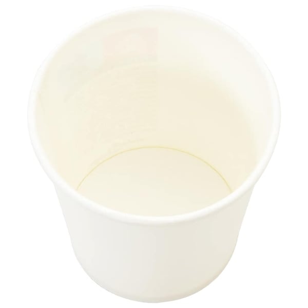 vidaXL Papir kaffekopper 1000 stk 4oz 100 ml hvit