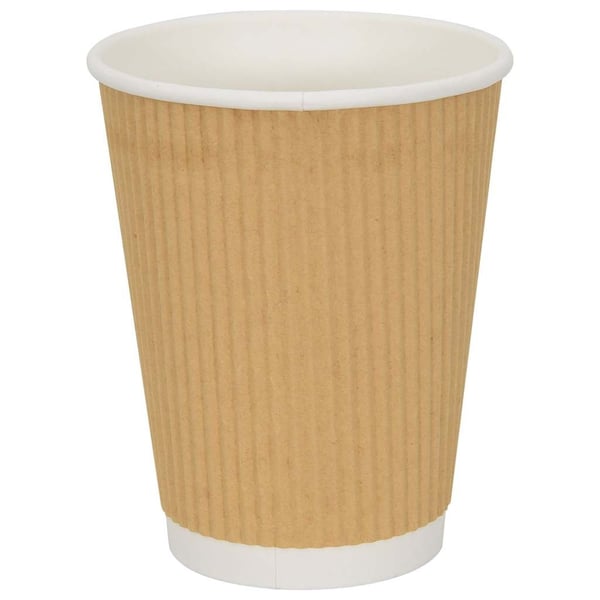 vidaXL Papir kaffekopper 500 stk 12oz 300 ml brun