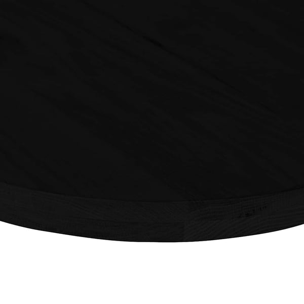 vidaXL bordplade 140x60x4 cm massivt egetræ oval mørkebrun