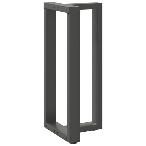 vidaXL Barbordben T-formet 2 stk antrasitt 50x35x(90-91) cm stål
