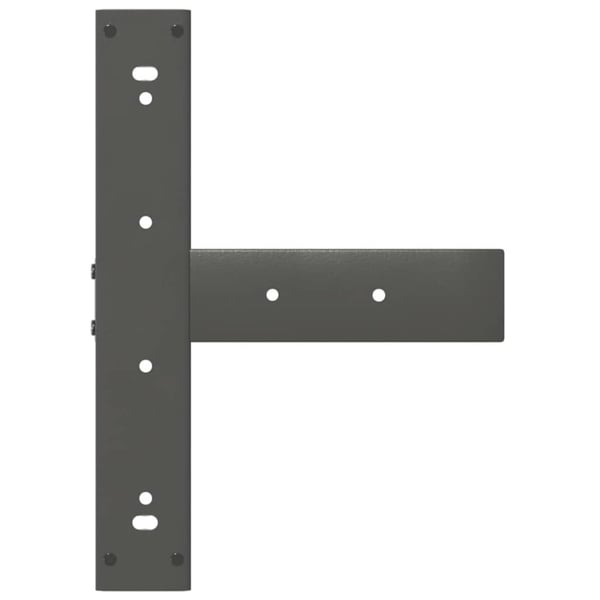 vidaXL Barbordben T-formet 2 stk antrasitt 40x35x(110-111) cm stål