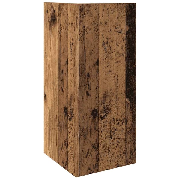 vidaXL sidebord med hylde gammelt træ 25,5x27x60 cm