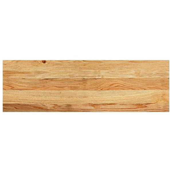 vidaXL Trappetrinn 8 stk lysebrun 80x30x2 cm heltre eik