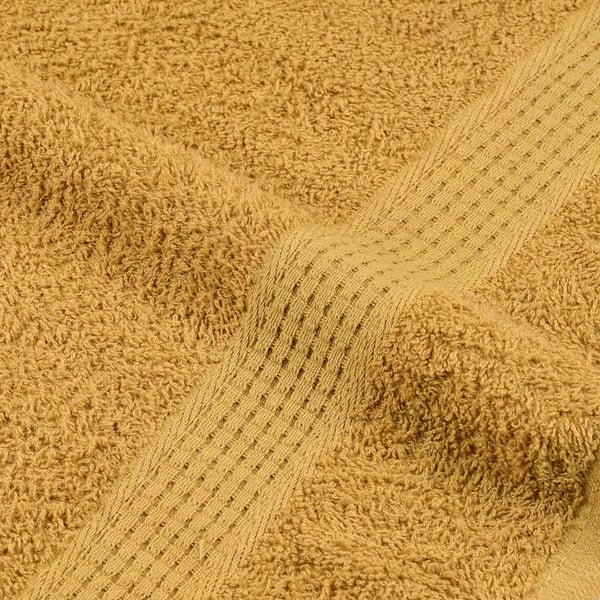 vidaXL 8-delers håndklesett FROGN gull 360 gsm