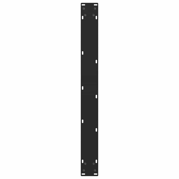 vidaXL spisebordsben sort 2 stk. 70x(72-73) cm stål