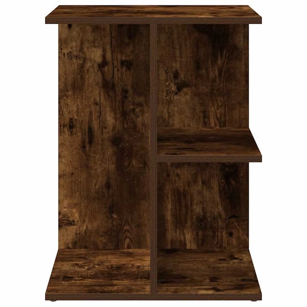 vidaXL sengeborde 2 stk. 46,5x29x61 cm røget egetræsfarve