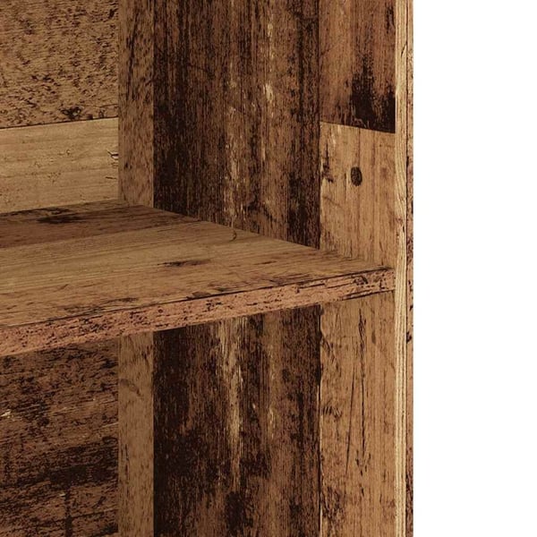 vidaXL Riippuva seinäkaappi vanhaa puuta 69,5x32,5x90 cm