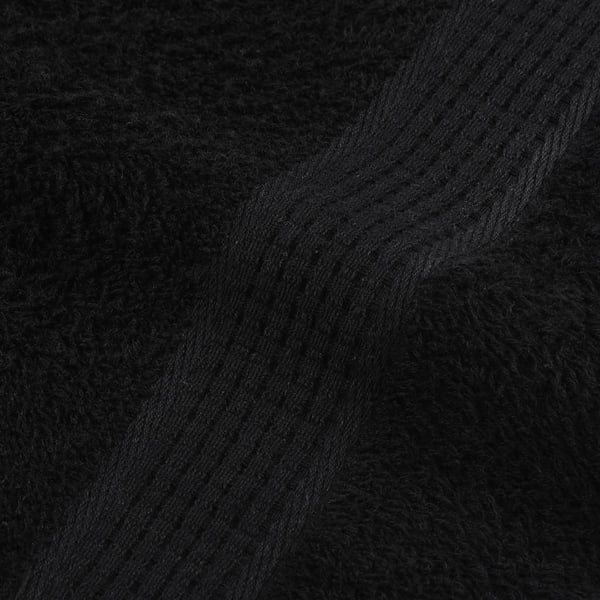 vidaXL 12-delt håndklædesæt FROGN sort 360 gsm