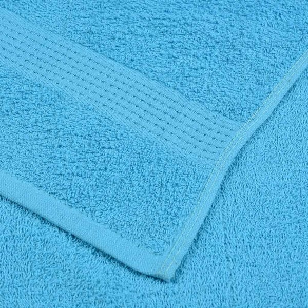 vidaXL Badlakan 2 st turkos 100x150 cm 360 gsm 100% bomull